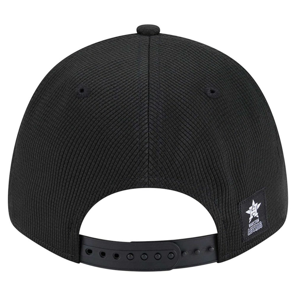 Houston Astros New Era Pivot 9FORTY Adjustable Hat - Black - New Era Discount