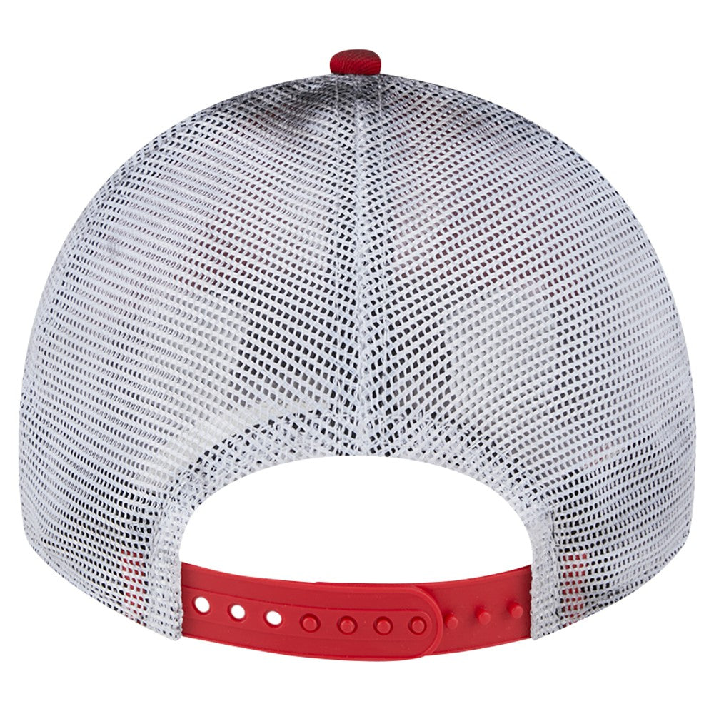 Los Angeles Angels New Era Team Slick Trucker 9TWENTY Adjustable Hat - Red - New Era Lifestyle