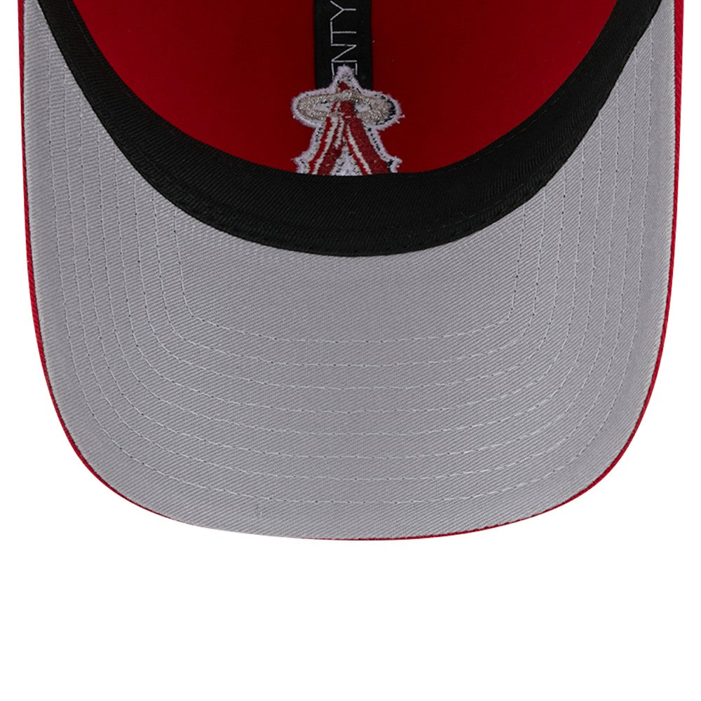 Los Angeles Angels New Era Team Slick Trucker 9TWENTY Adjustable Hat - Red - New Era Lifestyle