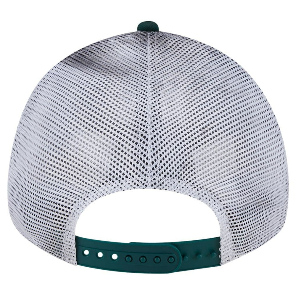 Athletics New Era Team Slick Trucker 9TWENTY Adjustable Hat - Green - New Era Online