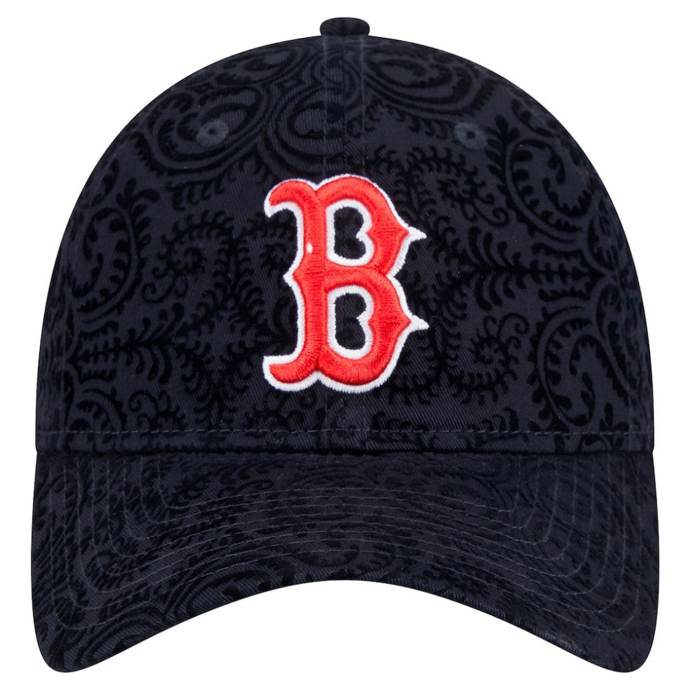 Boston Red Sox New Era Women's Flair 9TWENTY Adjustable Hat - Navy - New Era Online
