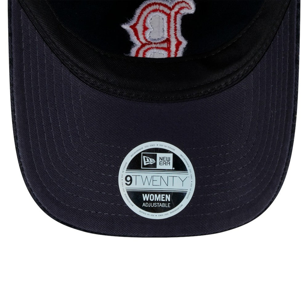 Boston Red Sox New Era Women's Flair 9TWENTY Adjustable Hat - Navy - New Era Online