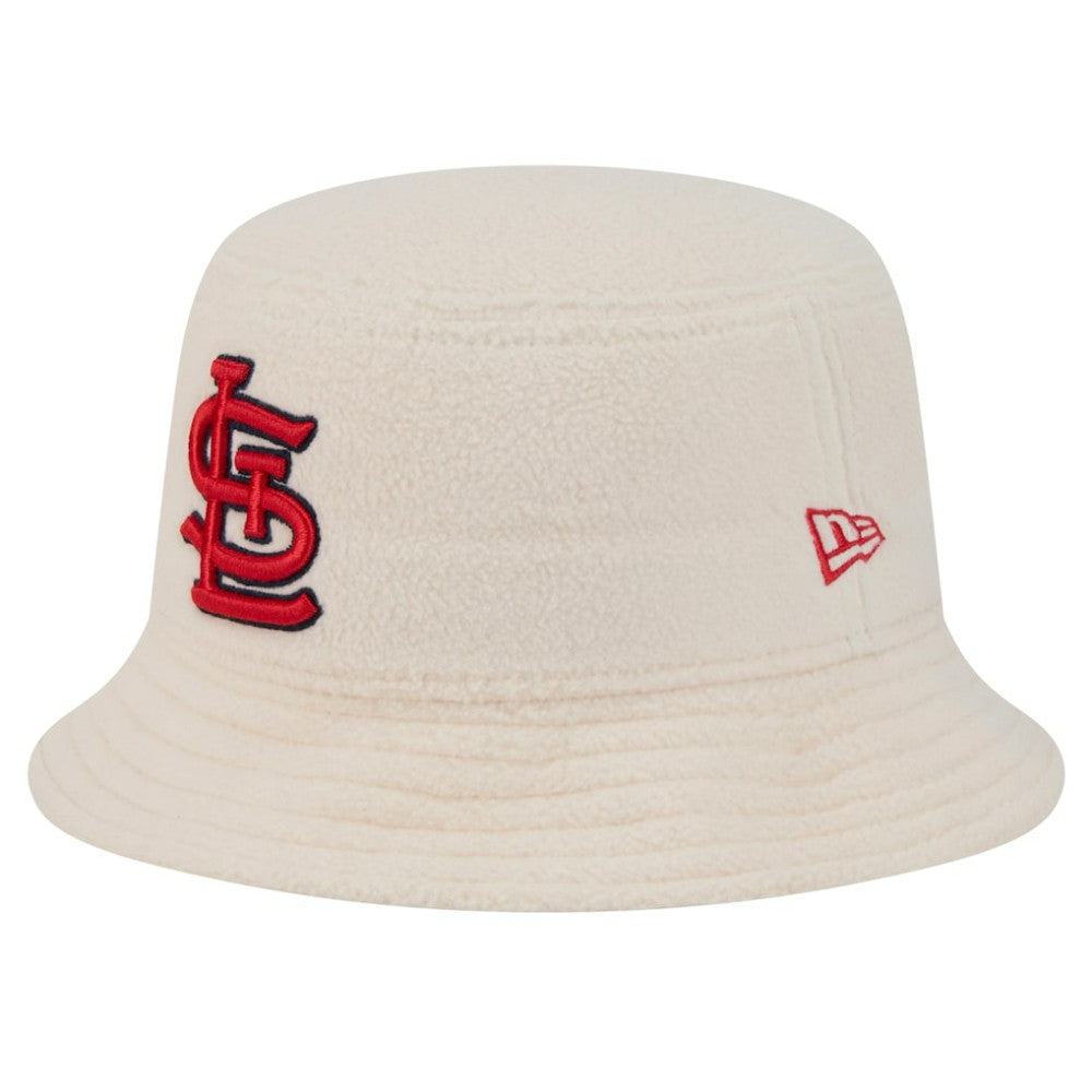 St. Louis Cardinals New Era Women's Cozy Bucket Hat - White - New Era Sale