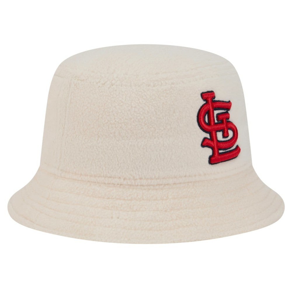St. Louis Cardinals New Era Women's Cozy Bucket Hat - White - New Era Sale
