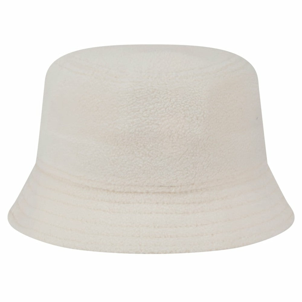 Atlanta Braves New Era Women's Chrome Cozy Bucket Hat - White - New Era Discount