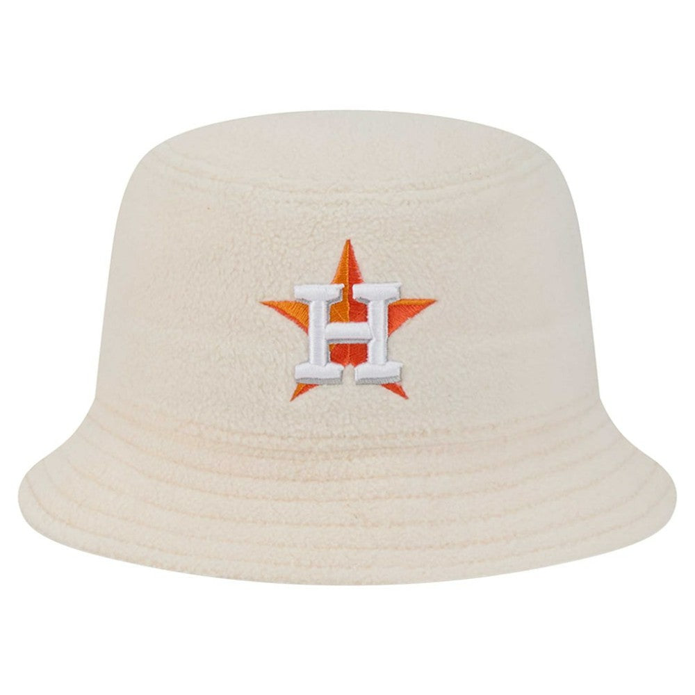 Houston Astros New Era Women's Chrome Cozy Bucket Hat - White - New Era Sale