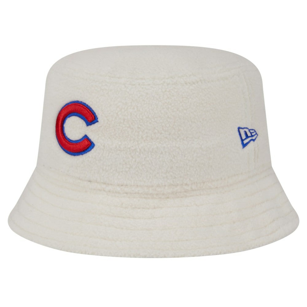 Chicago Cubs New Era Women's Chrome Cozy Bucket Hat - White - New Era on Sale