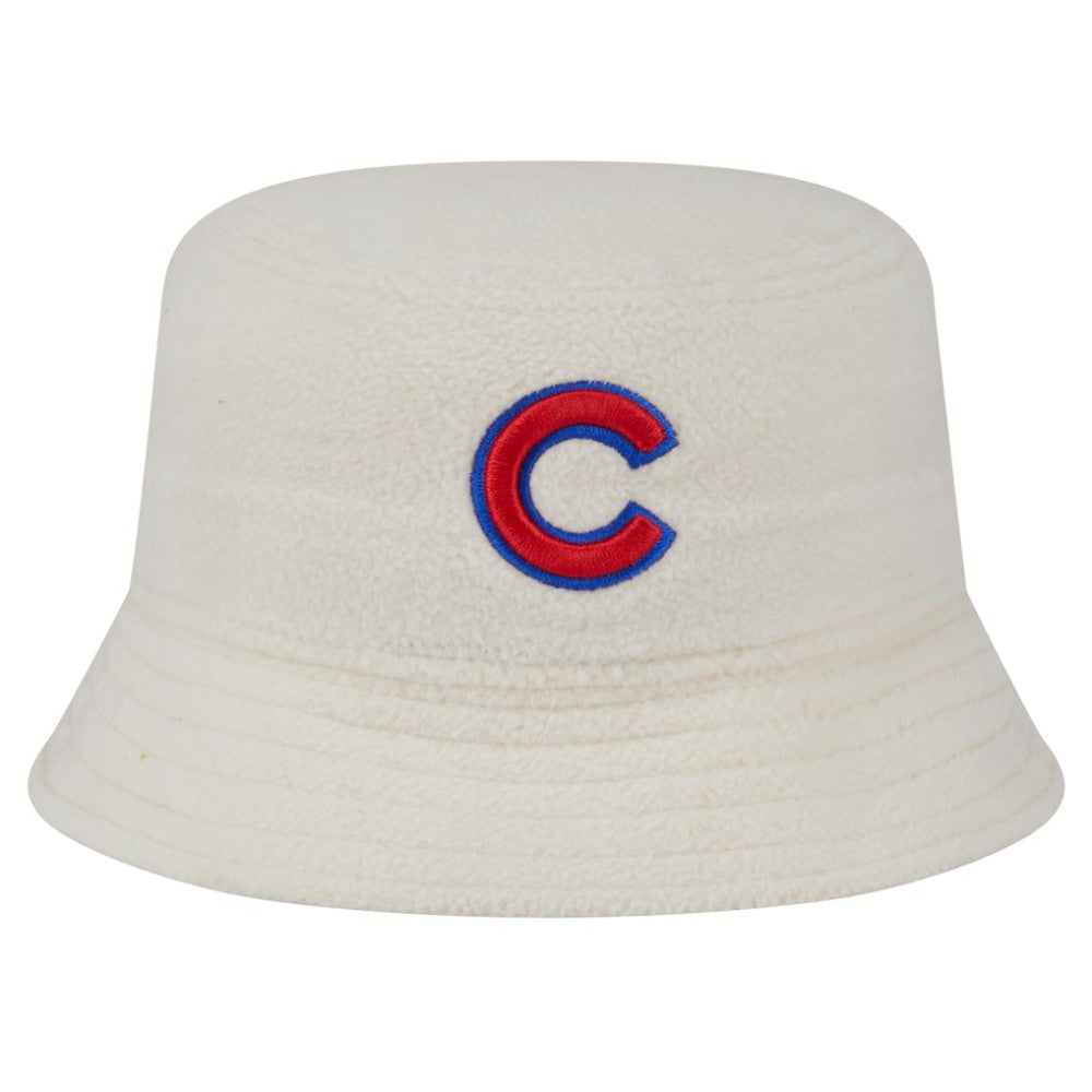 Chicago Cubs New Era Women's Chrome Cozy Bucket Hat - White - New Era on Sale