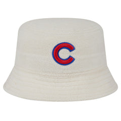 Chicago Cubs New Era Women's Chrome Cozy Bucket Hat - White - New Era on Sale