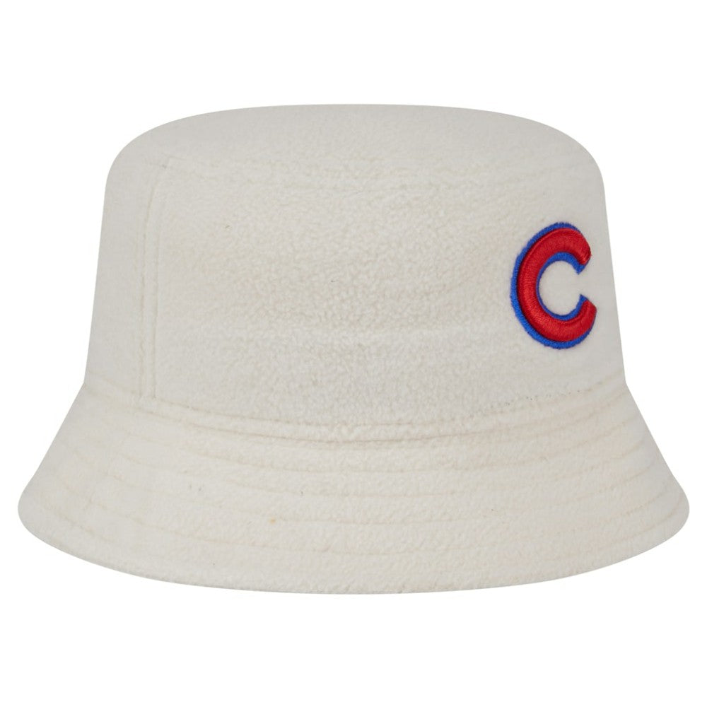 Chicago Cubs New Era Women's Chrome Cozy Bucket Hat - White - New Era on Sale