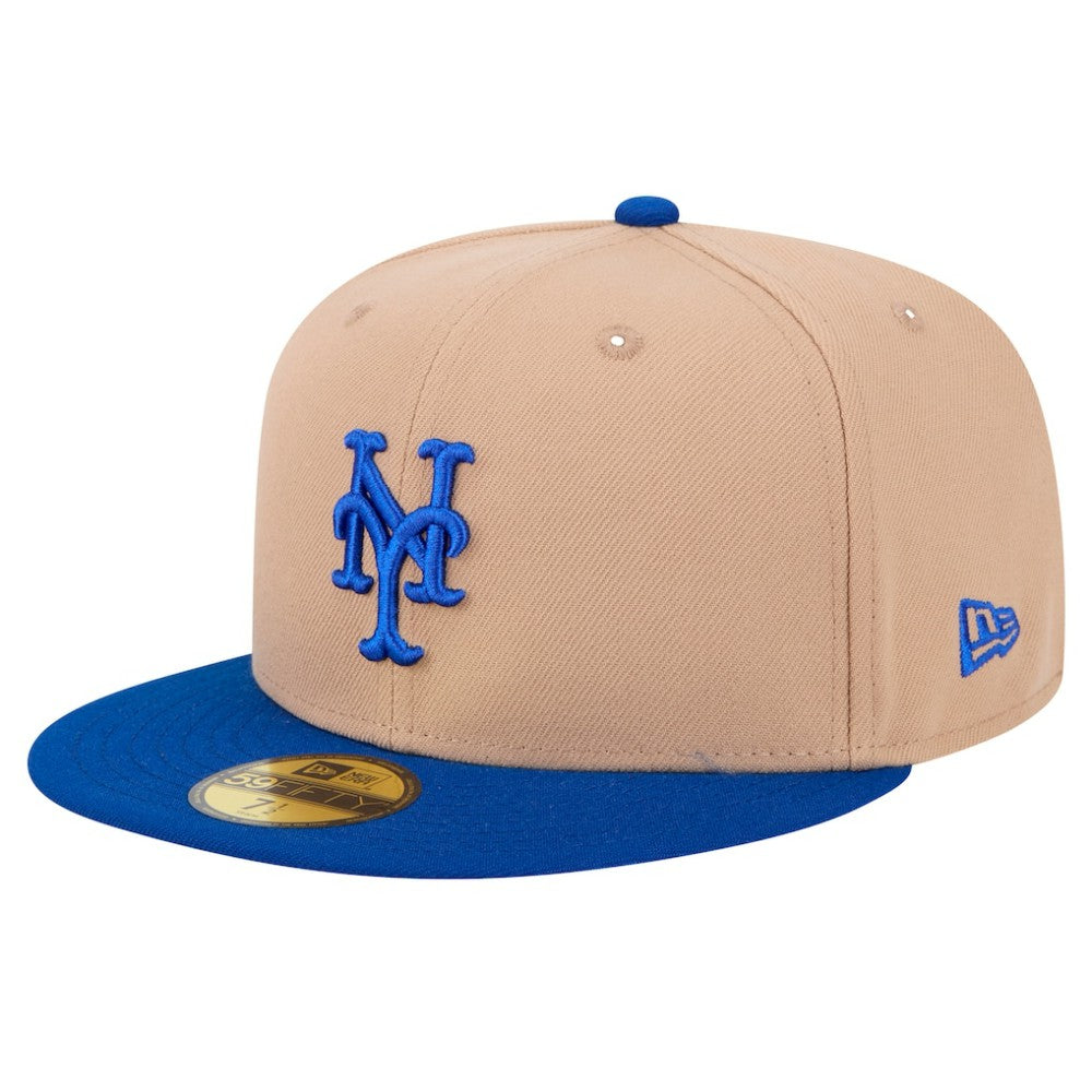 New York Mets New Era 59FIFTY Fitted Hat - Khaki - New Era on Sale