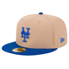 New York Mets New Era 59FIFTY Fitted Hat - Khaki - New Era on Sale