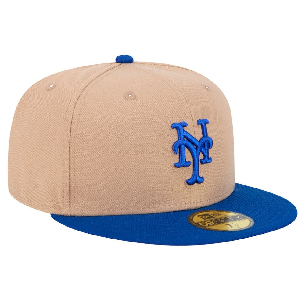 New York Mets New Era 59FIFTY Fitted Hat - Khaki - New Era on Sale
