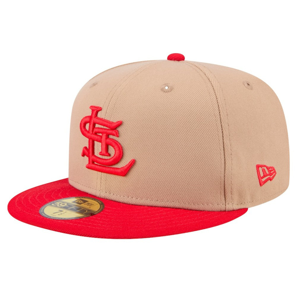 St. Louis Cardinals New Era 59FIFTY Fitted Hat - Khaki - New Era on Sale