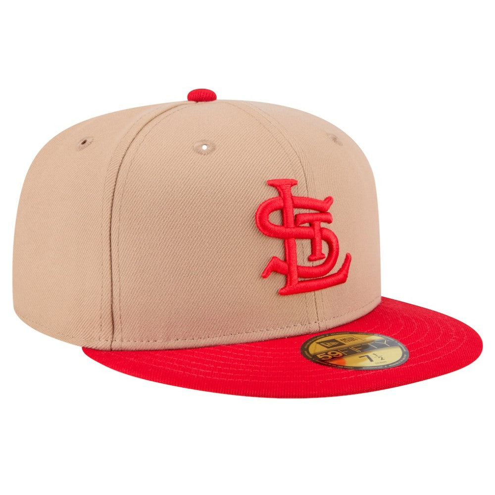 St. Louis Cardinals New Era 59FIFTY Fitted Hat - Khaki - New Era on Sale