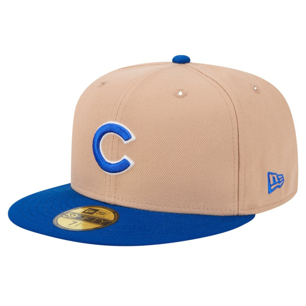 Chicago Cubs New Era 59FIFTY Fitted Hat - Khaki - New Era Online