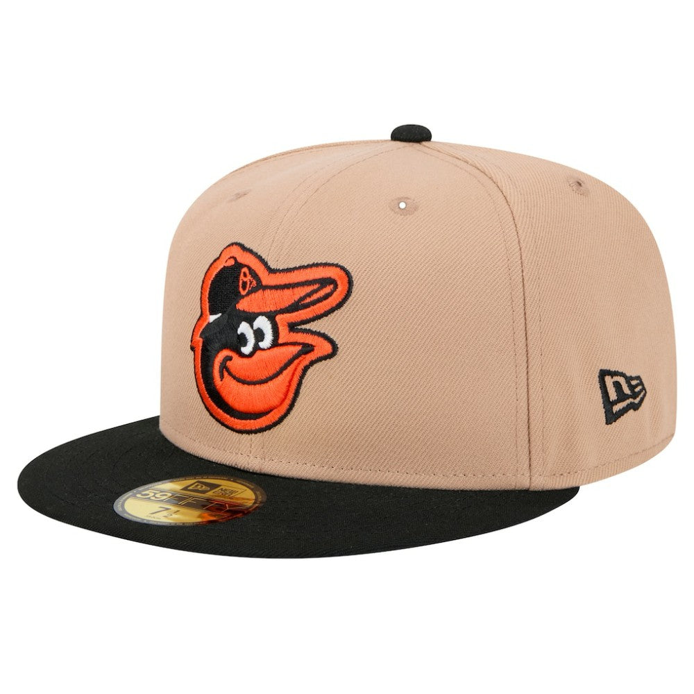 Baltimore Orioles New Era 59FIFTY Fitted Hat - Khaki - New Era Discount