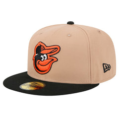 Baltimore Orioles New Era 59FIFTY Fitted Hat - Khaki - New Era Discount