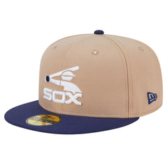 Chicago White Sox New Era 59FIFTY Fitted Hat - Khaki - New Era Online