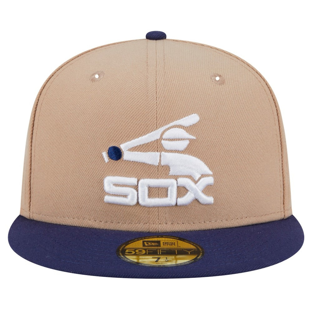 Chicago White Sox New Era 59FIFTY Fitted Hat - Khaki - New Era Online