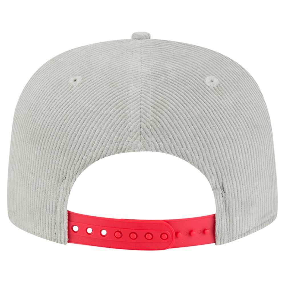 New Era Chicago Cubs Gray Corduroy Golfer Snapback Hat - New Era Lifestyle
