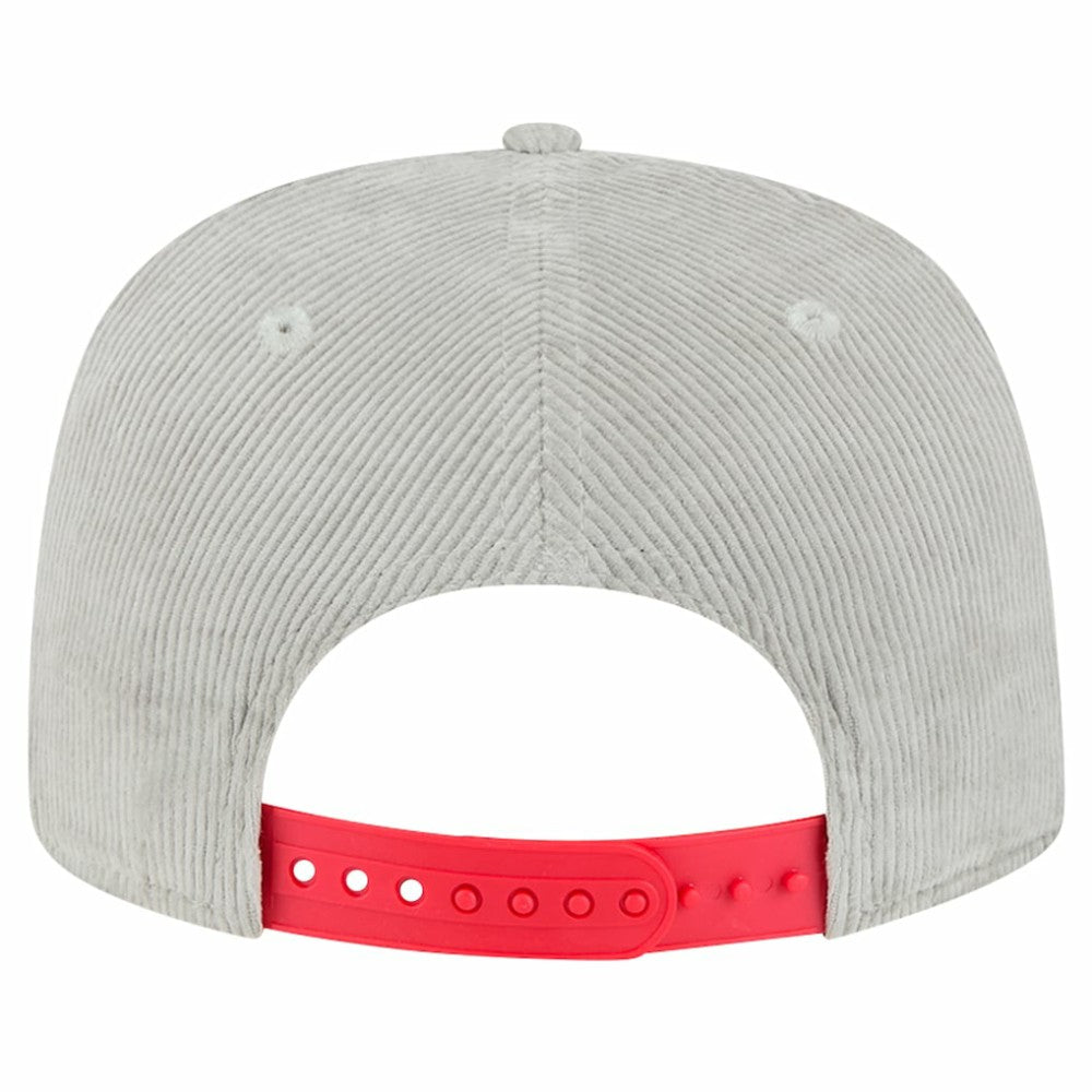 New Era Boston Red Sox Gray Corduroy Golfer Snapback Hat - New Era Lifestyle