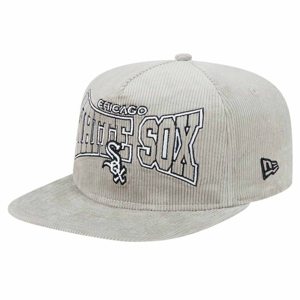 New Era Chicago White Sox Gray Corduroy Golfer Snapback Hat - New Era Sale
