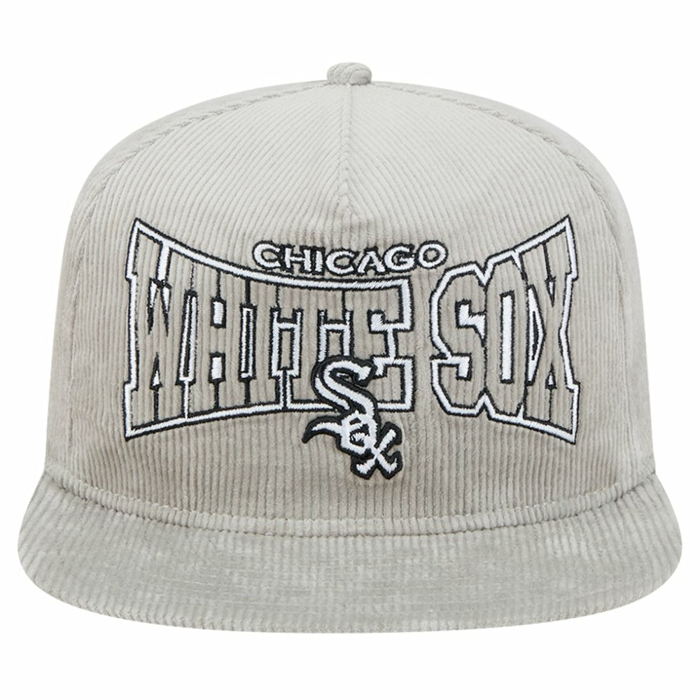 New Era Chicago White Sox Gray Corduroy Golfer Snapback Hat - New Era Sale