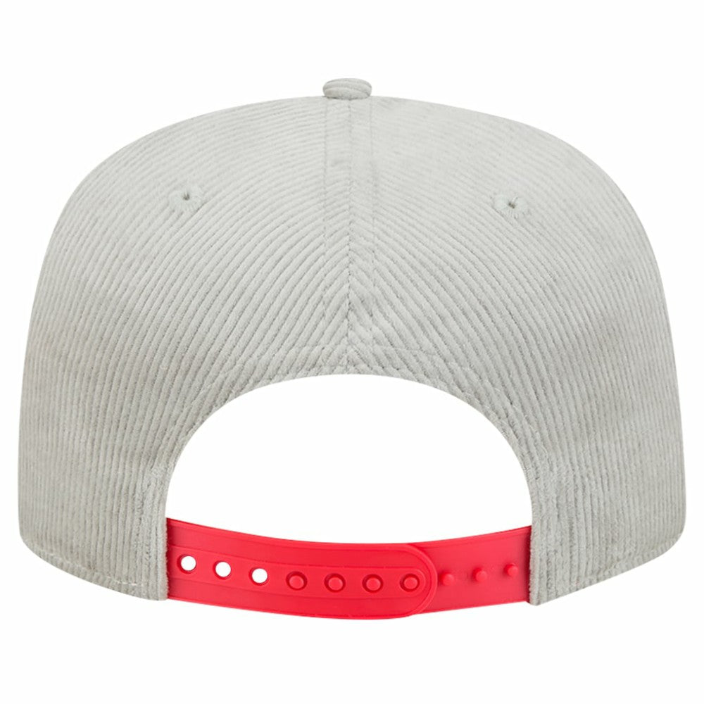 New Era Cincinnati Reds Gray Corduroy Golfer Snapback Hat - New Era Lifestyle