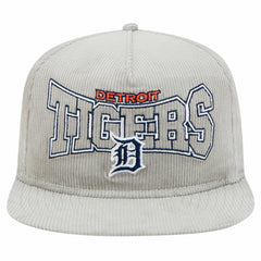 New Era Detroit Tigers Gray Corduroy Golfer Snapback Hat - New Era Online