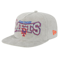 New Era New York Mets Gray Corduroy Golfer Snapback Hat - New Era on Sale
