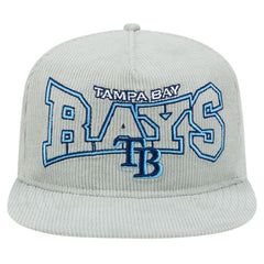 New Era Tampa Bay Rays Gray Corduroy Golfer Snapback Hat - New Era Online