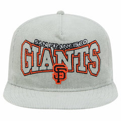 New Era San Francisco Giants Gray Corduroy Golfer Snapback Hat - New Era Online