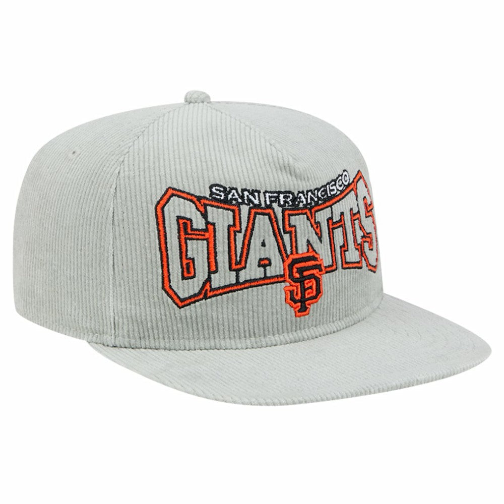 New Era San Francisco Giants Gray Corduroy Golfer Snapback Hat - New Era Online