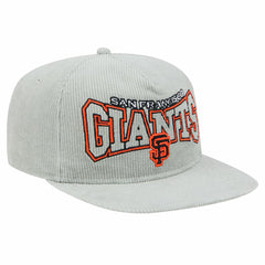 New Era San Francisco Giants Gray Corduroy Golfer Snapback Hat - New Era Online