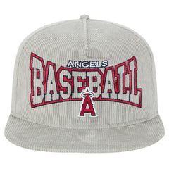 New Era Los Angeles Angels Gray Corduroy Golfer Snapback Hat - New Era Sale