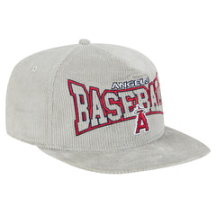 New Era Los Angeles Angels Gray Corduroy Golfer Snapback Hat - New Era Sale