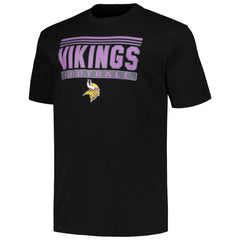 Fanatics Minnesota Vikings Big & Tall Pop T-Shirt Black