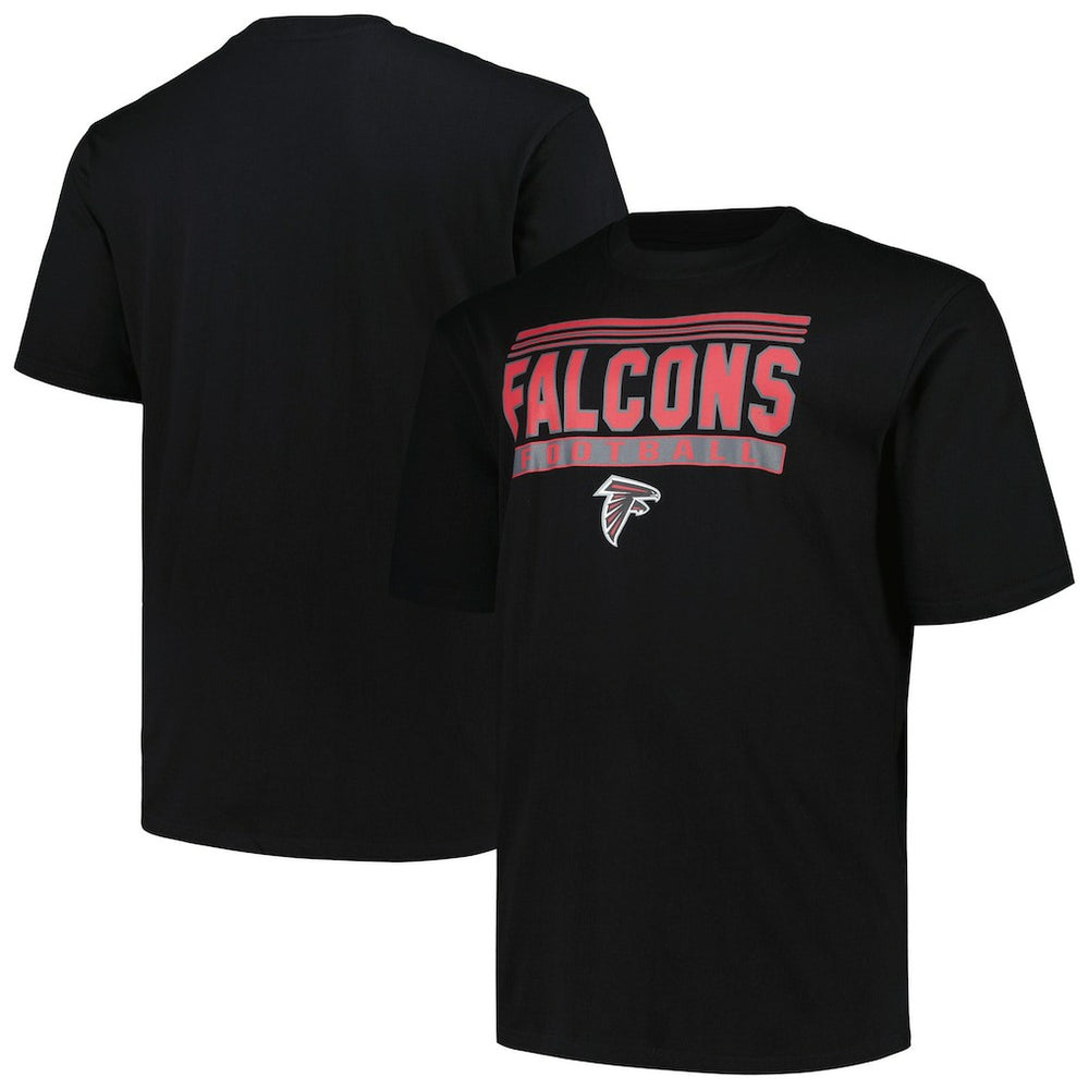 Fanatics Atlanta Falcons Big & Tall Pop T-Shirt Black