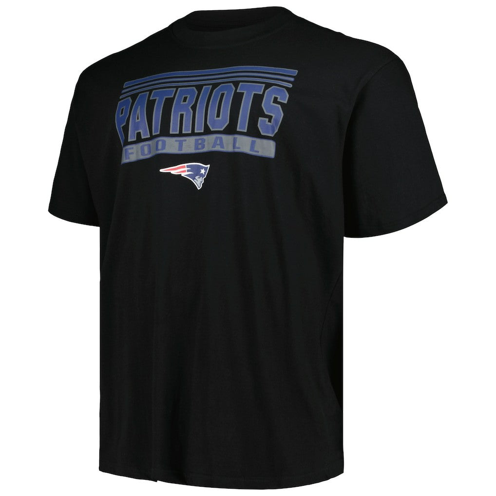Fanatics New England Patriots Big & Tall Pop T-Shirt Black