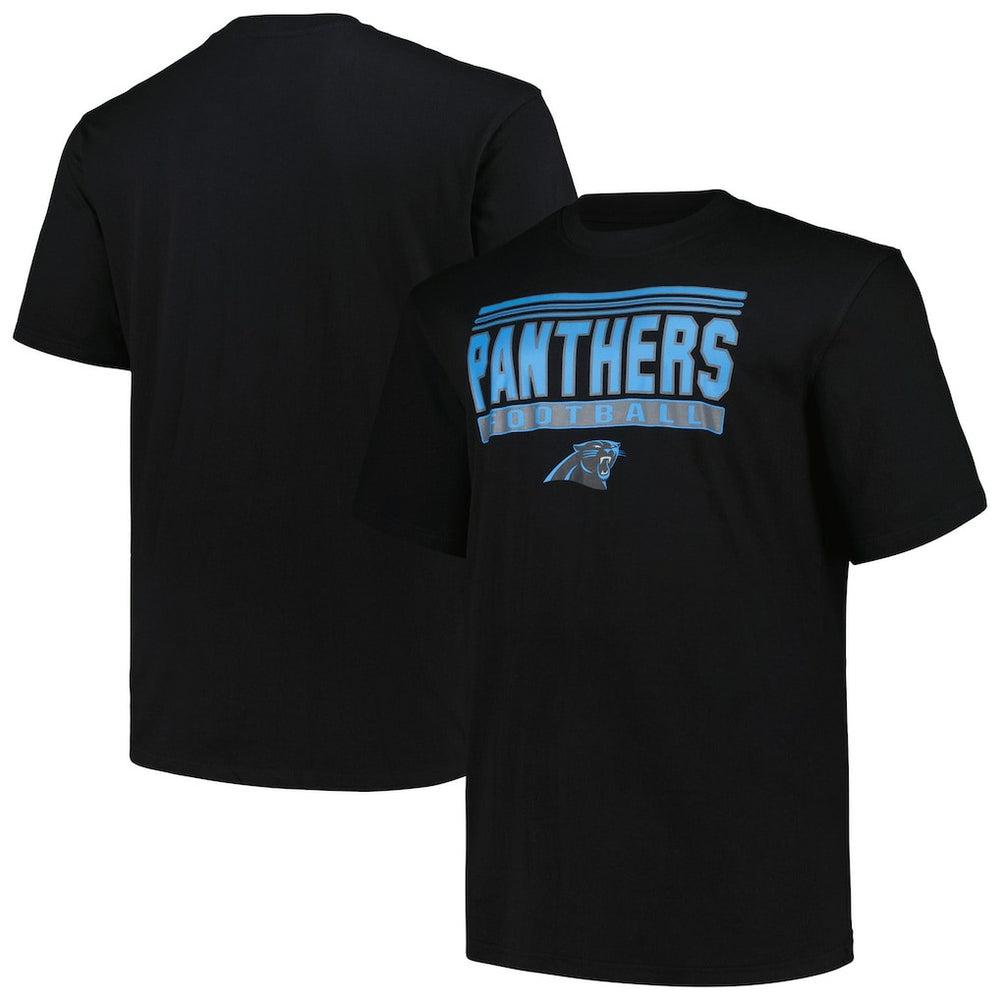 Fanatics Carolina Panthers Big & Tall Pop T-Shirt Black