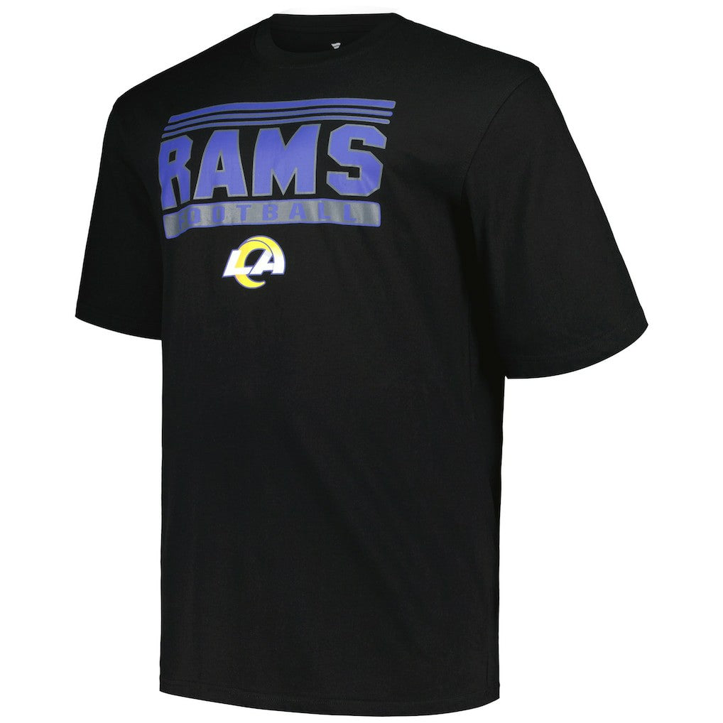 Fanatics Los Angeles Rams Big & Tall Pop T-Shirt Black