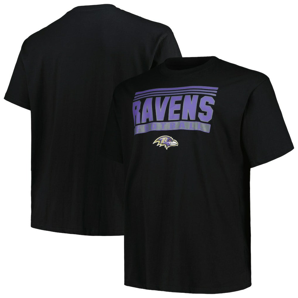 Fanatics Baltimore Ravens Big & Tall Pop T-Shirt Black