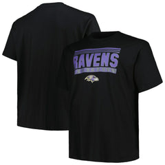 Fanatics Baltimore Ravens Big & Tall Pop T-Shirt Black