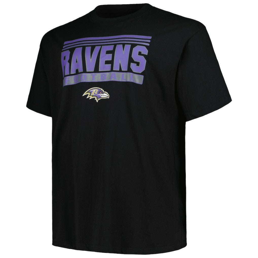 Fanatics Baltimore Ravens Big & Tall Pop T-Shirt Black