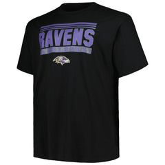 Fanatics Baltimore Ravens Big & Tall Pop T-Shirt Black