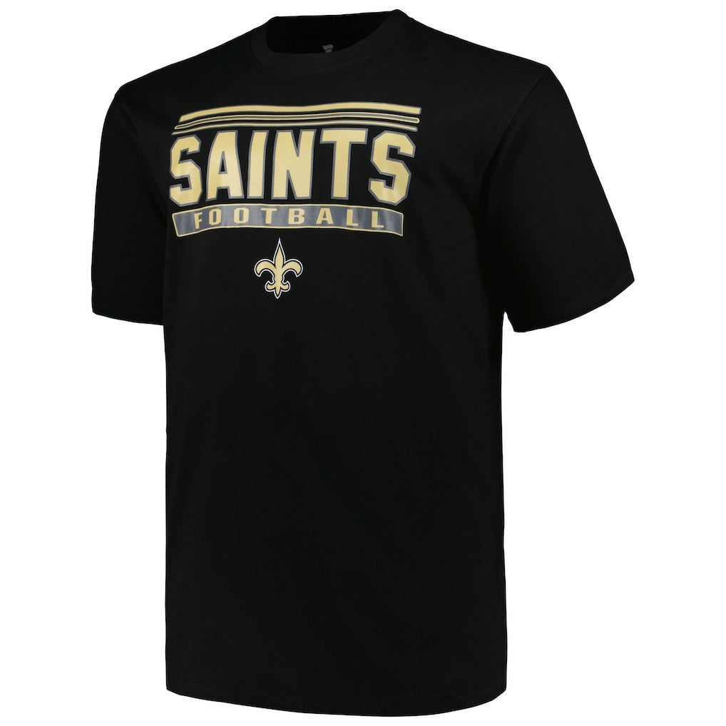 Fanatics New Orleans Saints Big & Tall Pop T-Shirt Black