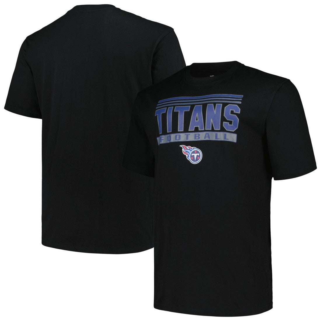 Fanatics Tennessee Titans Big & Tall Pop T-Shirt Black