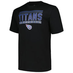 Fanatics Tennessee Titans Big & Tall Pop T-Shirt Black