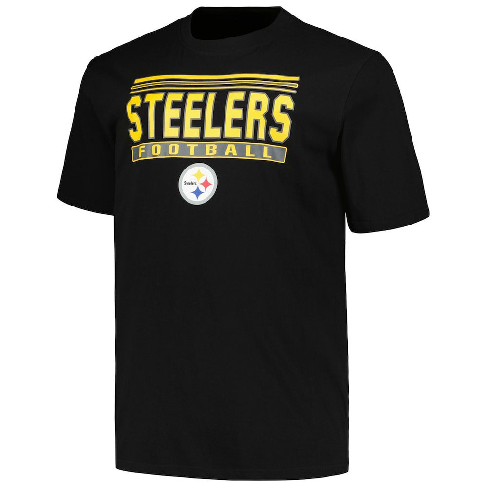 Fanatics Pittsburgh Steelers Big & Tall Pop T-Shirt Black